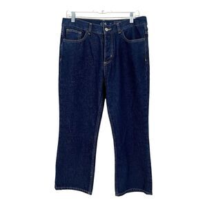 COS Kick Leg Mid Rise Ankle Jeans Womens Sz 32 Pantalon Bootleg Button Fly